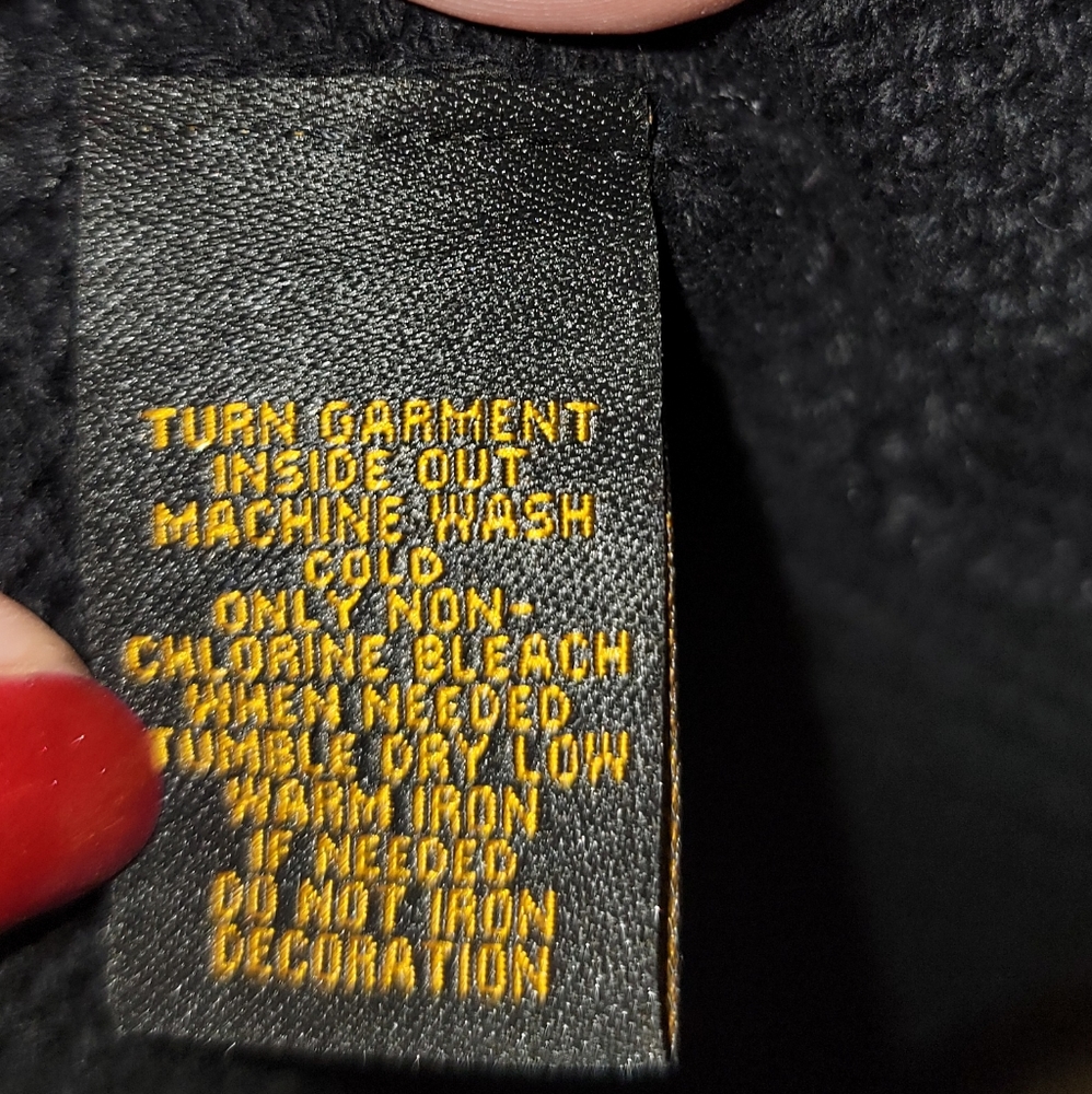 Misses sz L LRL Lauren Ralph Lauren black Sweater with Gold Latches Black label - Picture 8 of 8